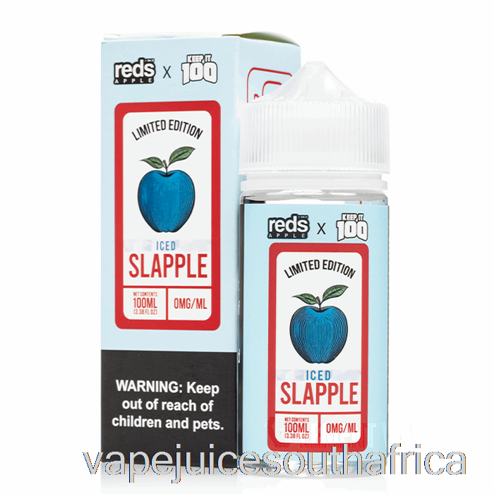 Vape Juice South Africa Iced Slapple - 7 Daze X Keep It 100 - 100Ml 3Mg
